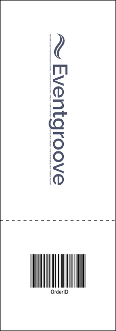 Happy Birthday Chevron Event Ticket Product Back