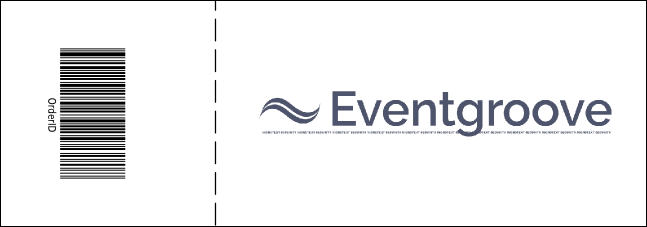 Blue Landscape General Admission Ticket Product Back