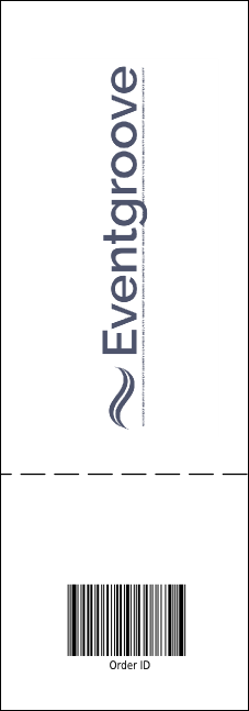 Sports Ticket Black & Yellow Product Back