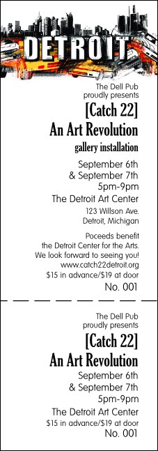 Detroit Event Ticket