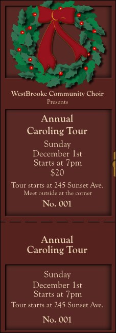 Christmas General Admission Ticket 001 Product Front