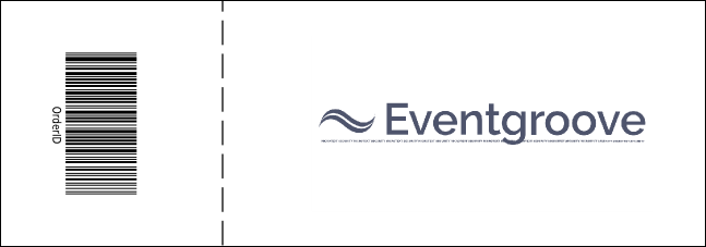 Cool Christmas Event Ticket 001 Product Back