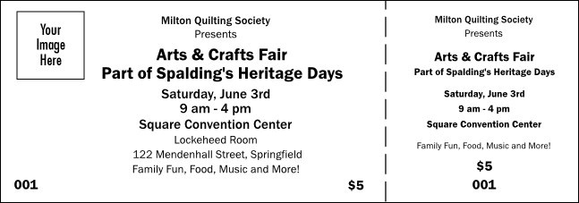 Color Logo General Admission Ticket 001 Product Front