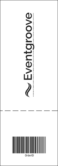 Rock Concert BW Event Ticket Product Back