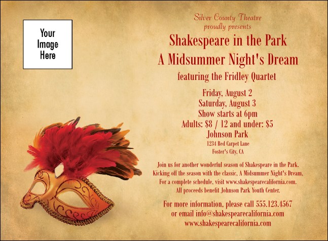 Mask Invititation Product Front