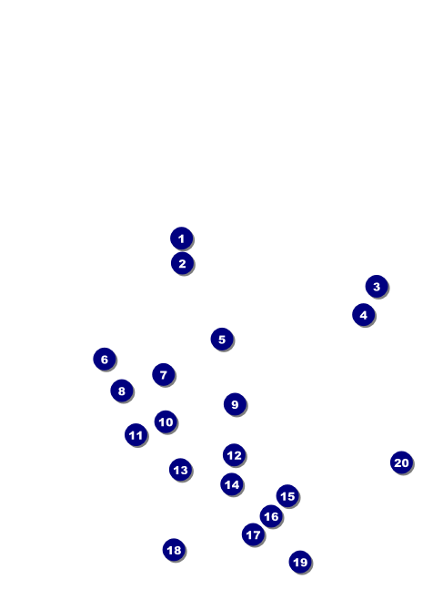 Cancun Invitation Front Field Markers