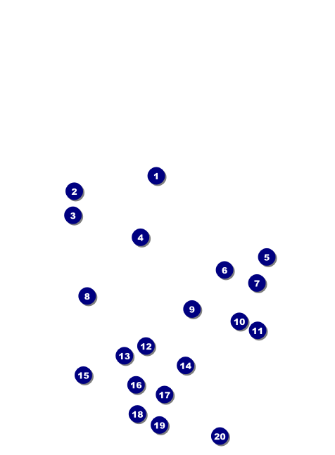 Los Angeles Invitation Front Field Markers