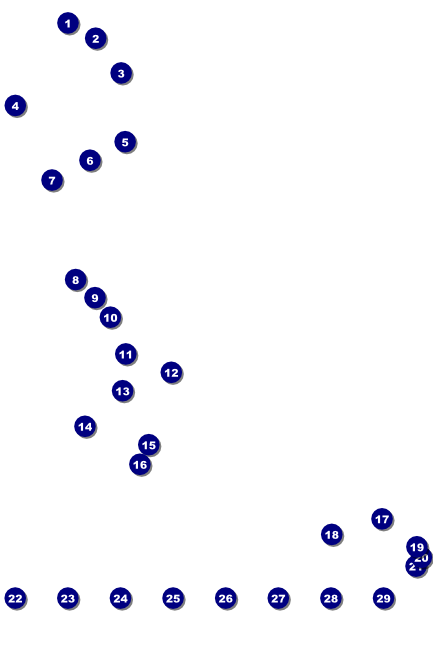 Nutcracker Ballet Logo Poster Front Field Markers