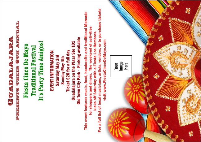 Fiesta Postcard Product Front