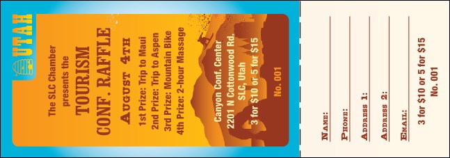 Utah Raffle Ticket