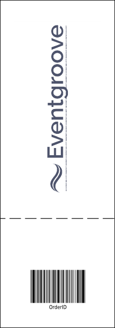 Versus Orange Raffle Ticket Product Back