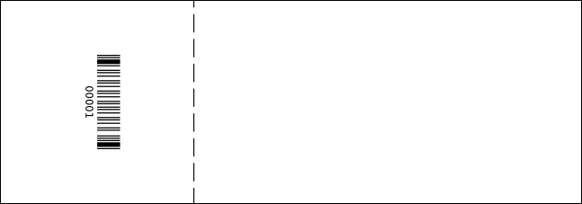 Roller Derby Legs Raffle Ticket Product Back