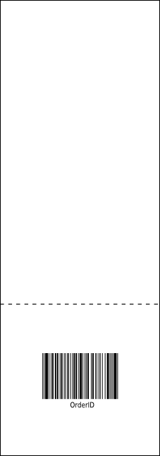 Holiday Snowflake Raffle Ticket Product Back