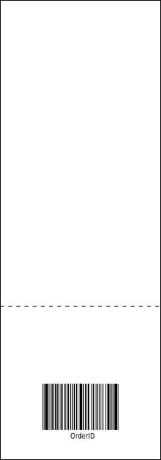 Bucking Bronco Rodeo Raffle Ticket Product Back