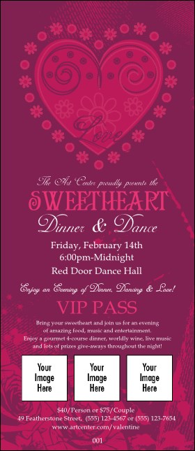 Valentine Heart VIP Pass