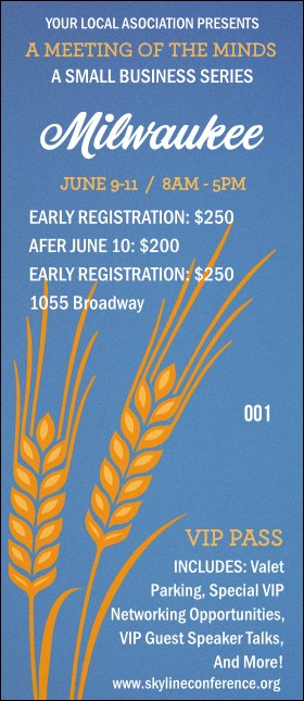 Milwaukee 2 VIP Pass Product Front