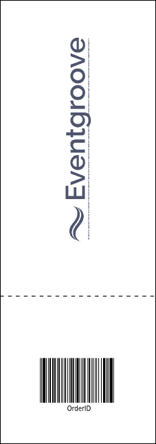 Gymnastics Raffle Ticket Product Back