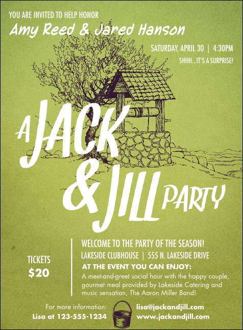 Jack and Jill Invitation Product Front