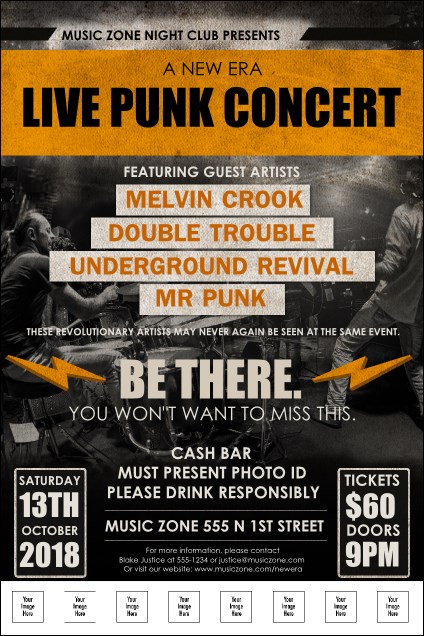 Punk Rock Logo Poster Product Front