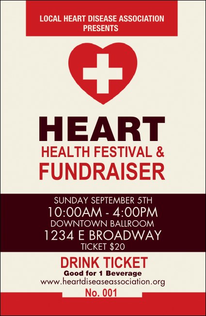 Heart Health Drink Ticket Product Front