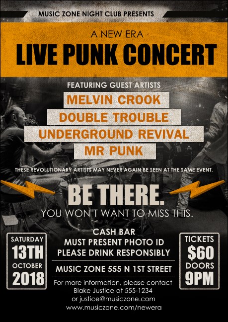Punk Rock Postcard 2 Product Front