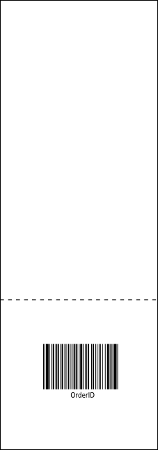 Skateboarding Raffle Ticket Product Back