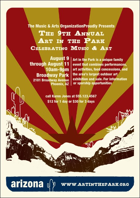 Arizona Club Flyer