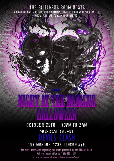 Demon Explosion Club Flyer Product Front