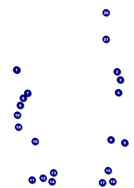 MMA Frontkick Club Flyer Front Field Markers