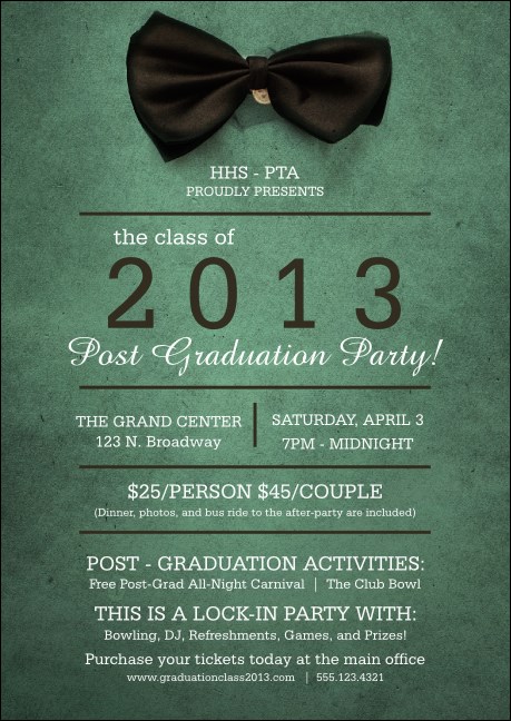 Bow Tie Club Flyer