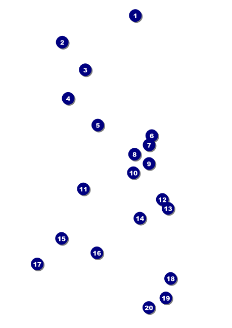BMX Club Flyer Front Field Markers
